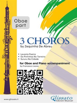 cover image of Oboe part--3 Choros by Zequinha De Abreu for Oboe and Piano